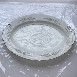 0327 Blue Harvest 14.5” Serving Platter by Fine China of Japan